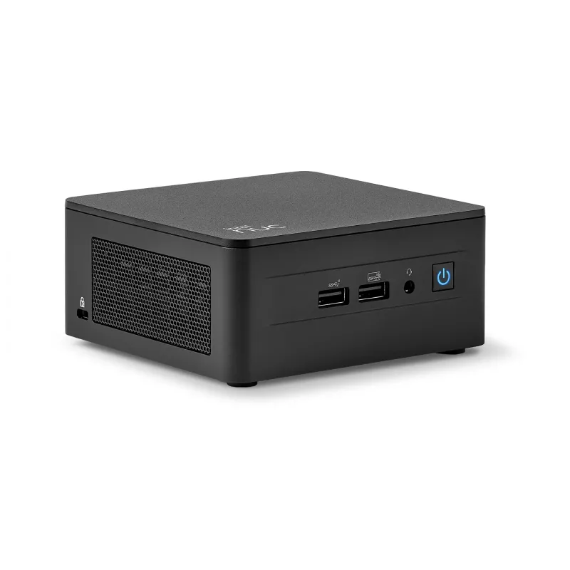 Mini PC barebone ASUS NUC 13 RNUC13ANHI300002I — Intel Core i3-1315U, kuni 64 GB DDR4, Wi-Fi 6E, 2×HDMI 2.1, 2×Thunderbolt 4