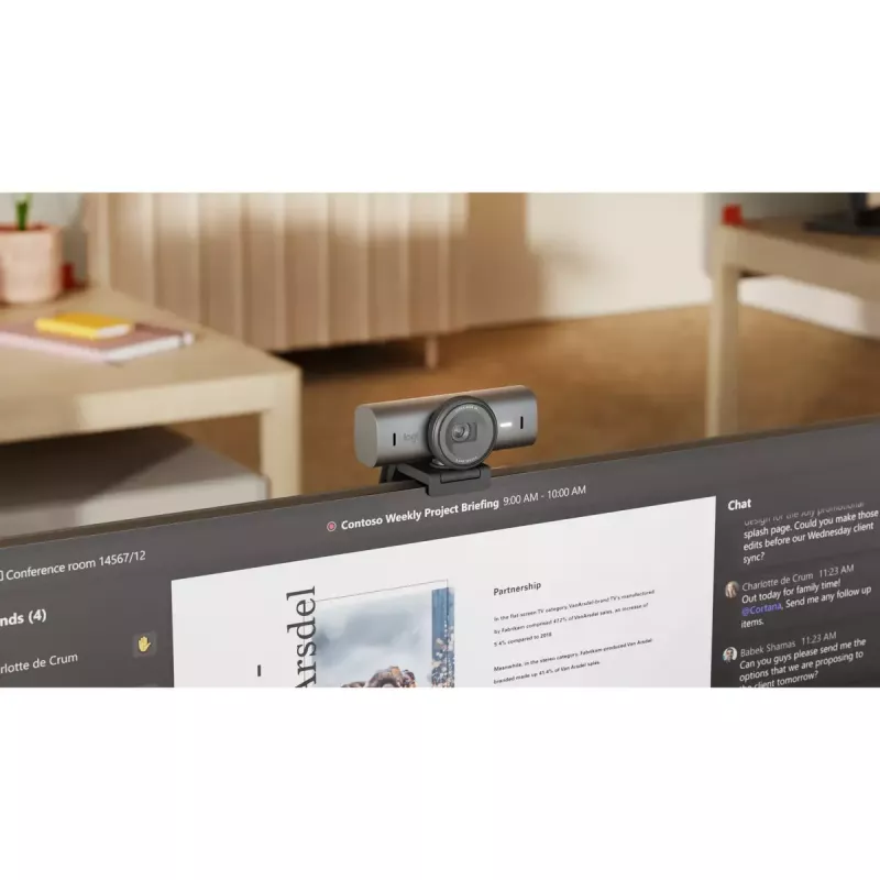 Veebikaamera Logitech MX Brio 705 8.5 MP 4K Ultra HD USB 3.2