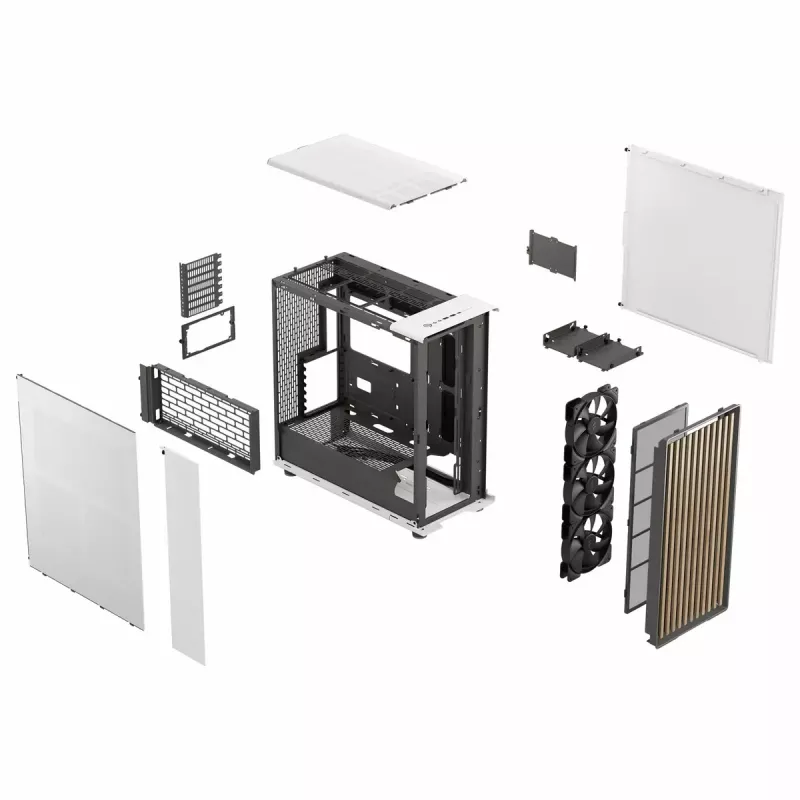 Arvutikorpus Fractal Design FD-C-NOR1X-03 Midi Tower valge