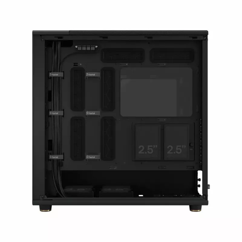 PC korpus Fractal Design North XL Midi Tower Must