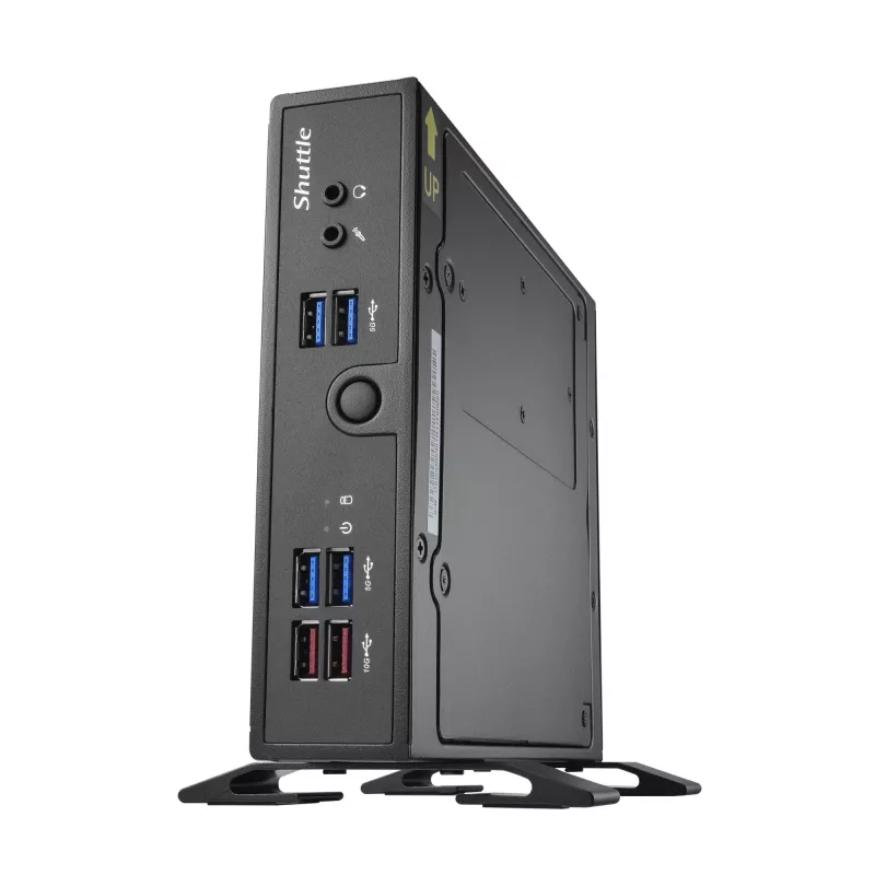 Shuttle XPC slim Barebone DS50U, Intel Celeron 7305, 2x LAN (1x 2.5Gbit ,1x 1Gbit), 1xCOM,1xHDMI,1xDP, 1x VGA, ventilaatorita, 24/7 pidev töö