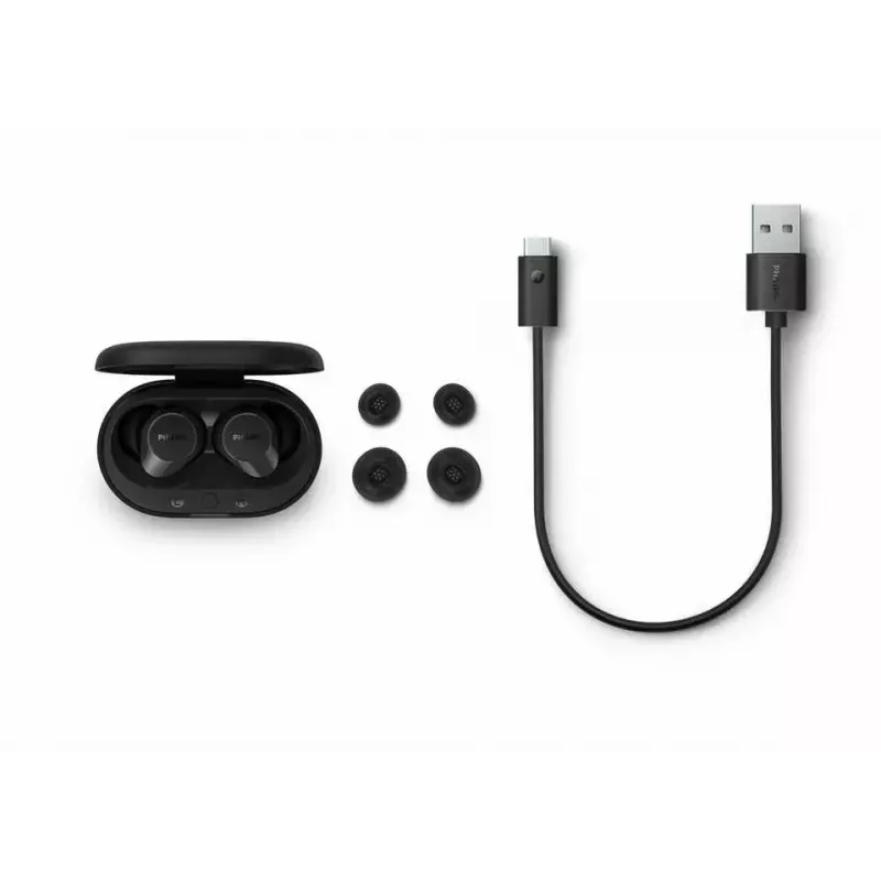 Philips TAT1209BK/00 kõrvaklapid/kõrvaklapikomplekt True Wireless Stereo (TWS) kõrvasisene kõne/muusika Bluetooth must