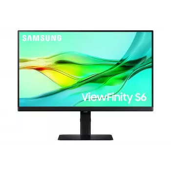 24-tolline Quad HD LCD monitor Samsung S60UD LS24D600UAUXEN — 2560×1440, IPS, 5 ms, USB-C PD 90W, USB 3.2 jaotur, VESA
