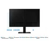 24-tolline Quad HD LCD monitor Samsung S60UD LS24D600UAUXEN — 2560×1440, IPS, 5 ms, USB-C PD 90W, USB 3.2 jaotur, VESA