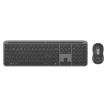 LOGITECH Signature Slim Combo Mk950 - Juhtmeta klaviatuur/hiir - Graphite - QWERTY Taani/ Norra/ Rootsi/ Soome