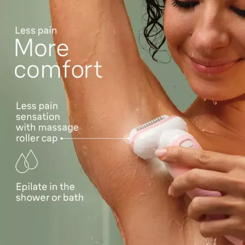 Braun Silk-epil 9 9-030 epilaator, 40 pintsetti, valge