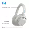 Peakomplekt Sony WH-ULT WEAR monoauralne, juhtmega ja Bluetooth 5.2, ANC, 50h taasesitus (ANC väljas), USB-C laadimine, valge