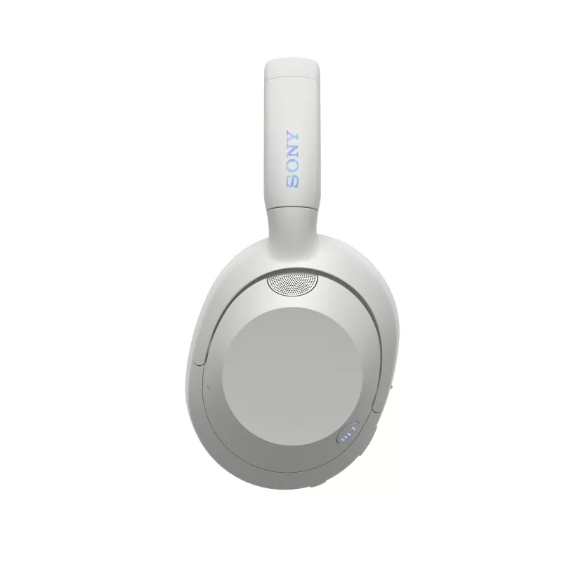 Peakomplekt Sony WH-ULT WEAR monoauralne, juhtmega ja Bluetooth 5.2, ANC, 50h taasesitus (ANC väljas), USB-C laadimine, valge