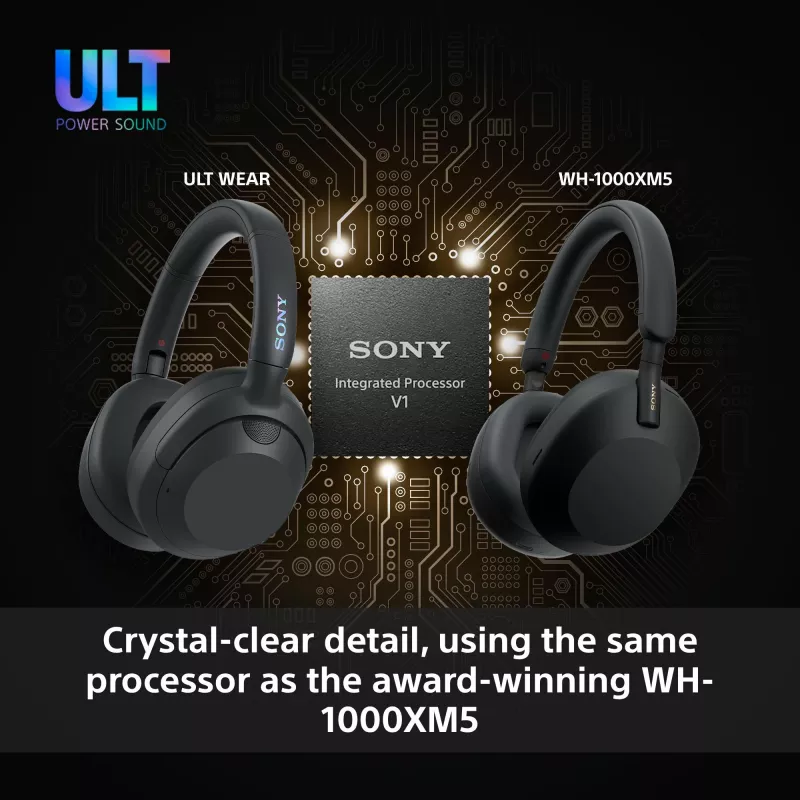 Peakomplekt Sony ULT WEAR monoauralne USB/Bluetooth 5.2, ANC, 30–50 h aku, 3,5 mm, USB‑C laadimine, 255 g
