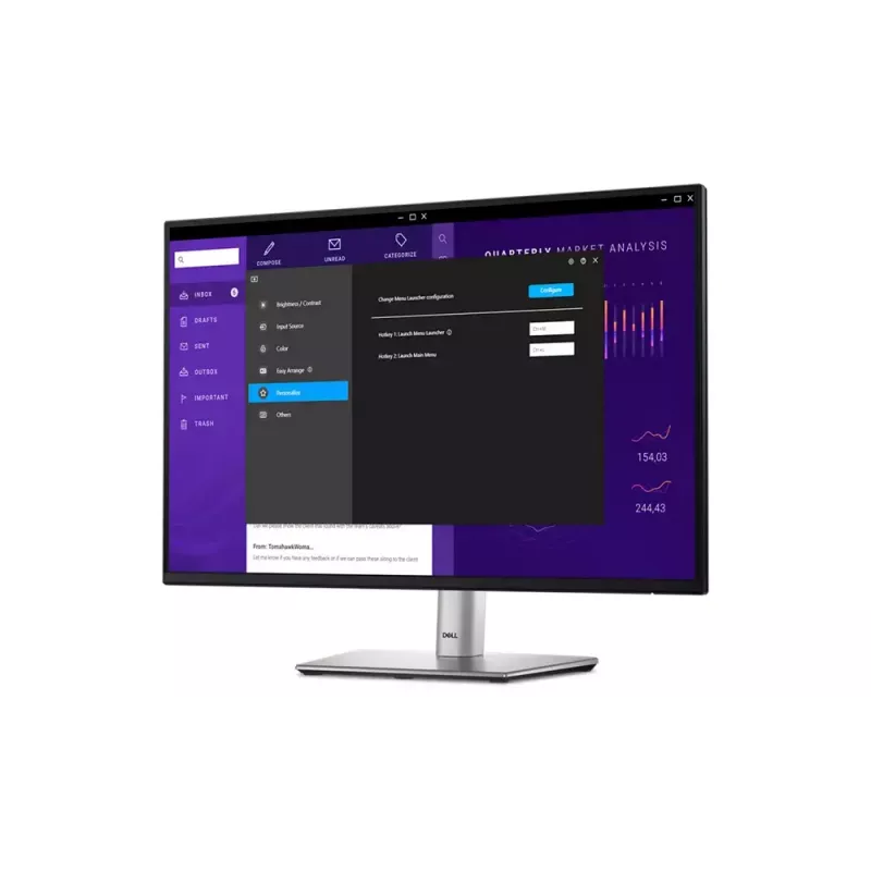 DELL Pro Plus P2425 arvutimonitor 61,1 cm (24,1 tolli) 1920 x 1200 pikslit WUXGA LCD must