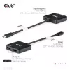 CLUB3D USB-C® jaotur kahele HDMI™ 4K60Hz M/F+PD3.0 100 W