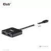 CLUB3D USB-C® jaotur kahele HDMI™ 4K60Hz M/F+PD3.0 100 W