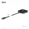 CLUB3D USB-C® jaotur kahele HDMI™ 4K60Hz M/F+PD3.0 100 W