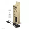 CLUB3D USB USB-C 4-pordiline 10G andmejaotur PD3.0 laadimisega, juhtmega, USB 3.2 Gen 1 (3.1 Gen 1) USB-C, 100 W, must, 10 Gbit/s, USB