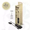 CLUB3D USB USB-C 4-pordiline 10G andmejaotur PD3.0 laadimisega, juhtmega, USB 3.2 Gen 1 (3.1 Gen 1) USB-C, 100 W, must, 10 Gbit/s, USB
