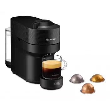 De’Longhi NESPRESSO® Vertuo Pop ENV90.B – Lagritsavärvus, kapselkohvimasin, 0,56 L, Kohvikapsel, 1260 W, Must