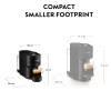 De’Longhi NESPRESSO® Vertuo Pop ENV90.B – Lagritsavärvus, kapselkohvimasin, 0,56 L, Kohvikapsel, 1260 W, Must