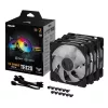 ASUS TUF GAMING TR120 ARGB 3IN1 Must Arvutikorpuse õhkjahuti 12 cm