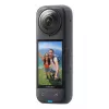 Tegevuskaamera Insta360 X4 — 72 MP, 8K (7680×3840) CMOS, 1/2-tolline sensor, sisseehitatud ekraan, Wi‑Fi, 120 fps, MicroSD, 602 g, must