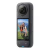 Tegevuskaamera Insta360 X4 — 72 MP, 8K (7680×3840) CMOS, 1/2-tolline sensor, sisseehitatud ekraan, Wi‑Fi, 120 fps, MicroSD, 602 g, must