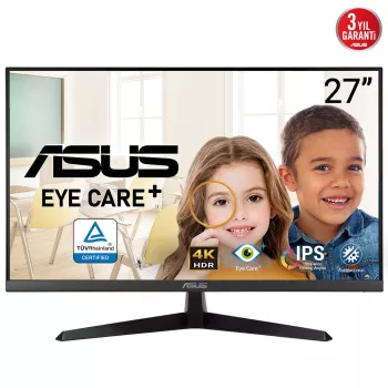 ASUS VY27UQ arvutimonitor 68,6 cm (27 tolli) 3840 x 2160 pikslit 4K Ultra HD LCD must