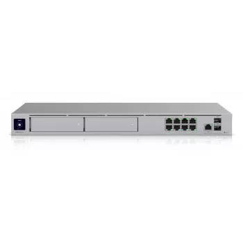 Hallatud lüliti UBIQUITI UniFi Dream Machine Pro Max, 9 pordiga 2.5G Ethernet, 1U rack, 2×SFP+, 10G tugi, 60W võimsus