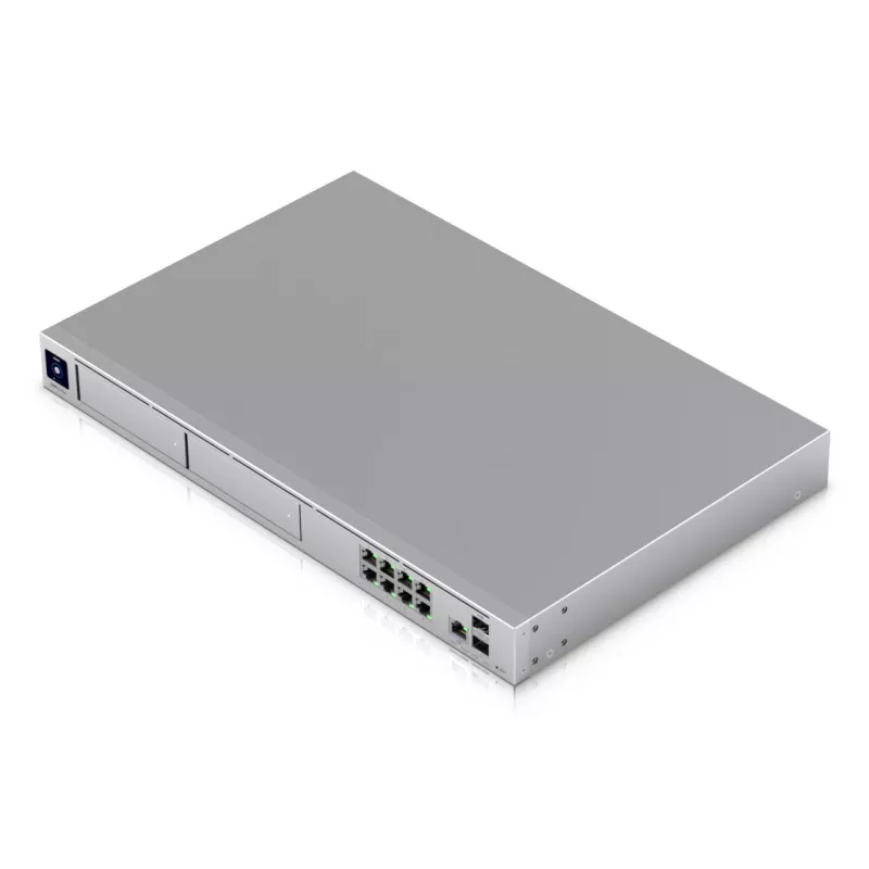 Hallatud lüliti UBIQUITI UniFi Dream Machine Pro Max, 9 pordiga 2.5G Ethernet, 1U rack, 2×SFP+, 10G tugi, 60W võimsus