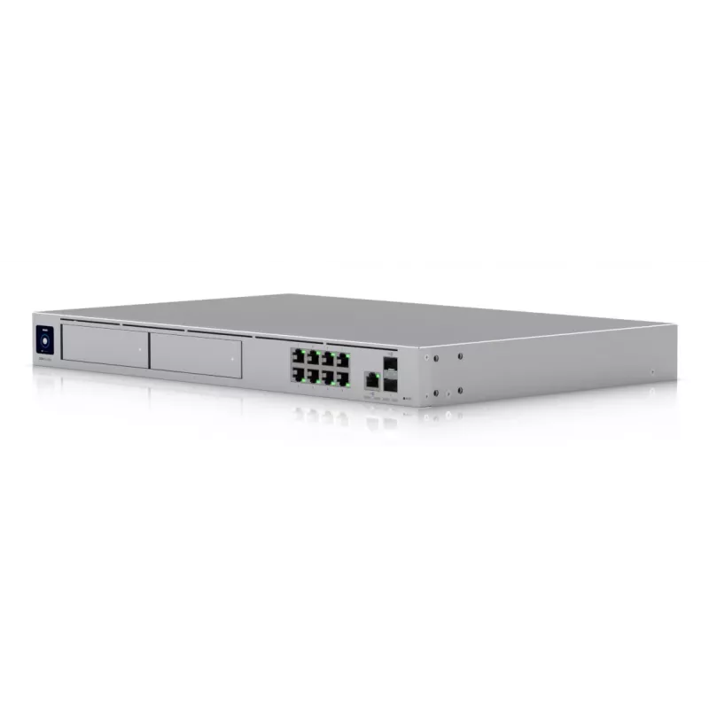 Hallatud lüliti UBIQUITI UniFi Dream Machine Pro Max, 9 pordiga 2.5G Ethernet, 1U rack, 2×SFP+, 10G tugi, 60W võimsus