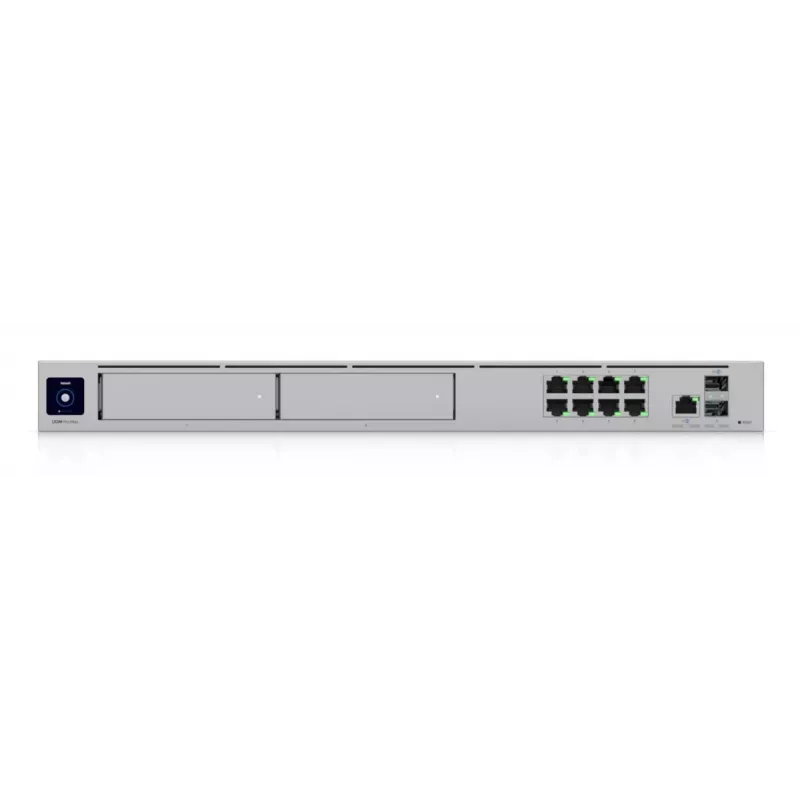 Hallatud lüliti UBIQUITI UniFi Dream Machine Pro Max, 9 pordiga 2.5G Ethernet, 1U rack, 2×SFP+, 10G tugi, 60W võimsus