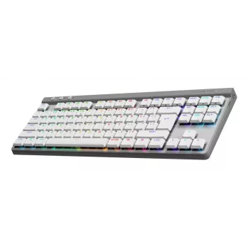Klaviatuur Logitech G G515 Gaming USB RF Wireless Bluetooth QWERTY US International Valge