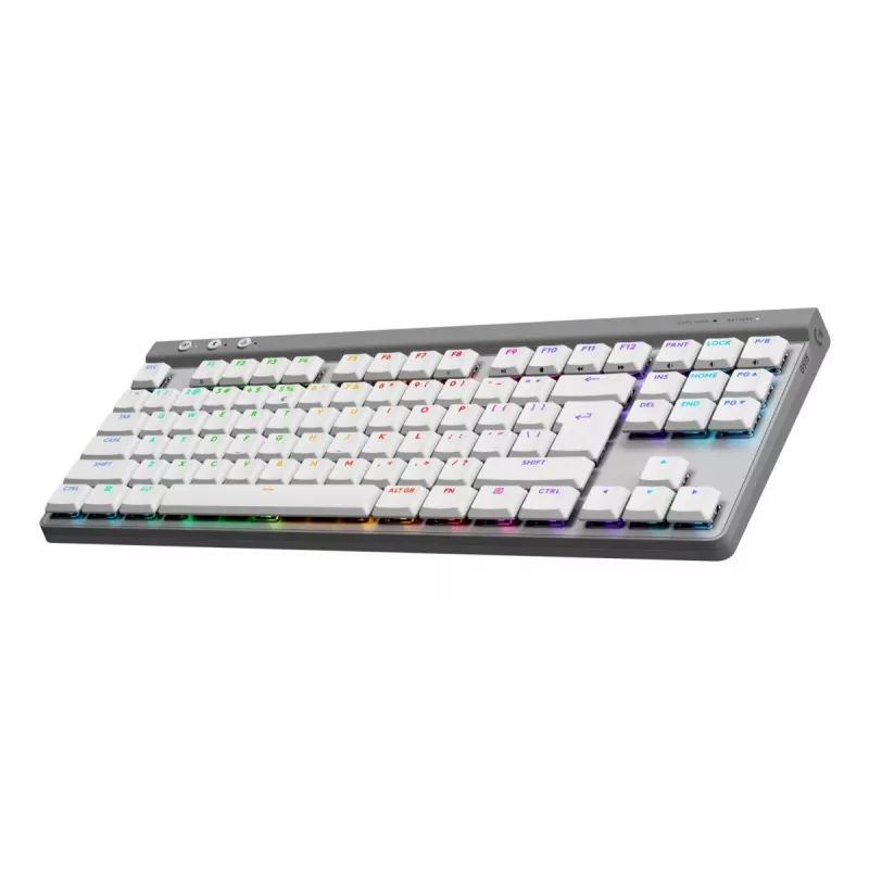 Klaviatuur Logitech G G515 Gaming USB RF Wireless Bluetooth QWERTY US International Valge