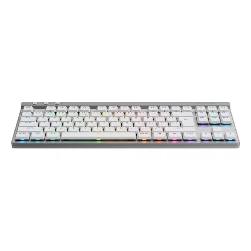 Klaviatuur Logitech G G515 Gaming USB RF Wireless Bluetooth QWERTY US International Valge