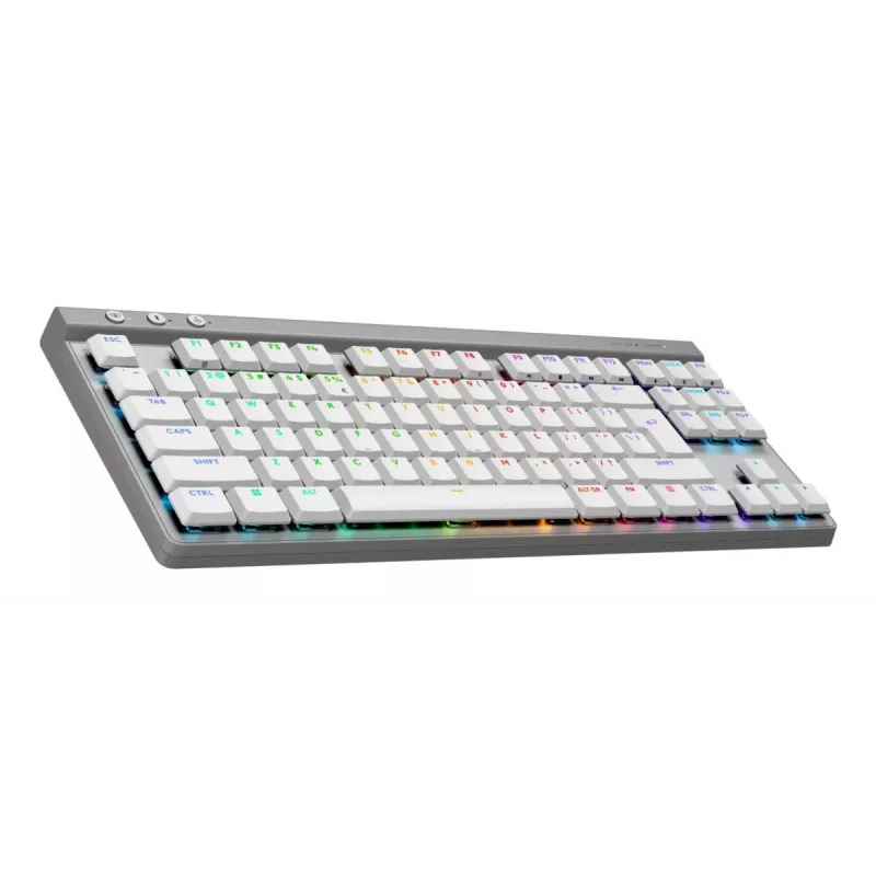 Klaviatuur Logitech G G515 Gaming USB RF Wireless Bluetooth QWERTY US International Valge