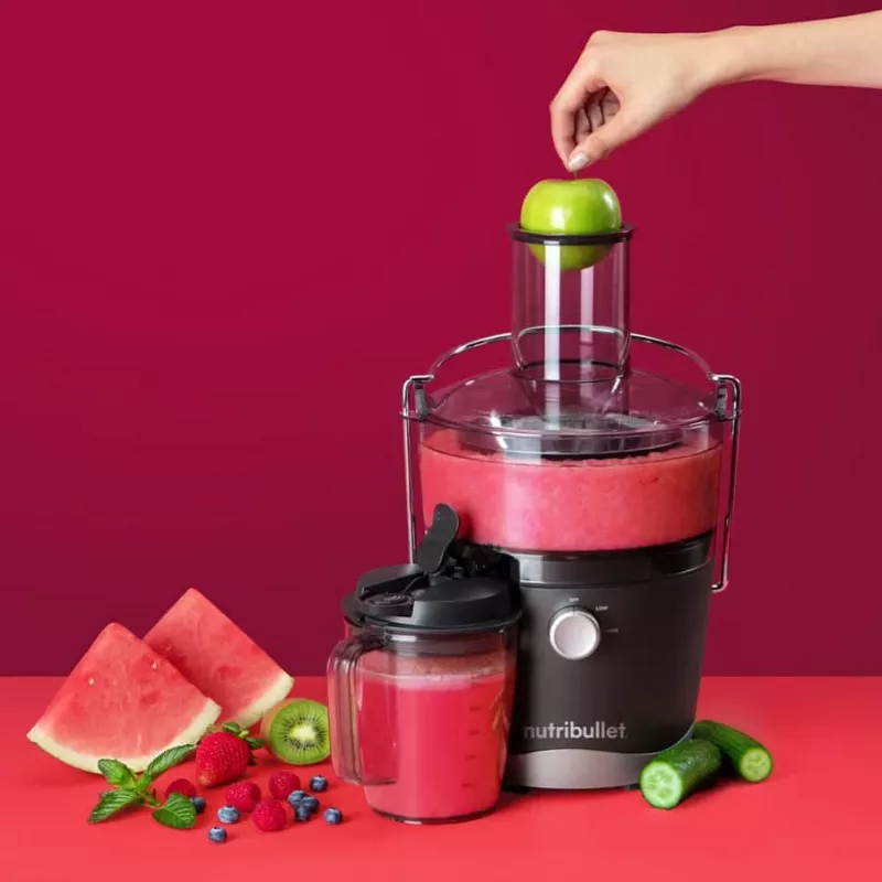 NutriBullet NBJ100G mahlapress 800 W Must, Hall