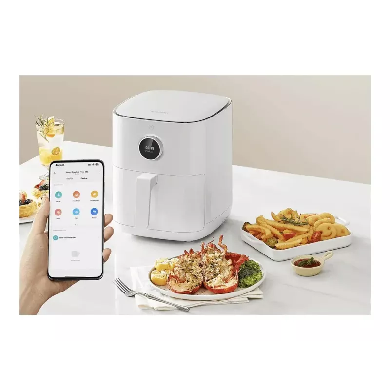 Kuumõhufritüür Xiaomi BHR8234EU 4,5 L 1500 W valge, puutetundlik OLED-ekraan, Wi‑Fi rakenduse juhtimine