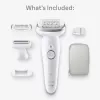Epilaator Braun Silk-épil 9 9-041 40 pintsetti Hõbedane