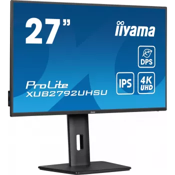 iiyama ProLite XUB2792UHSU-B6 arvutimonitor 68,6 cm (27 tolli) 3840 x 2160 pikslit 4K Ultra HD LED must
