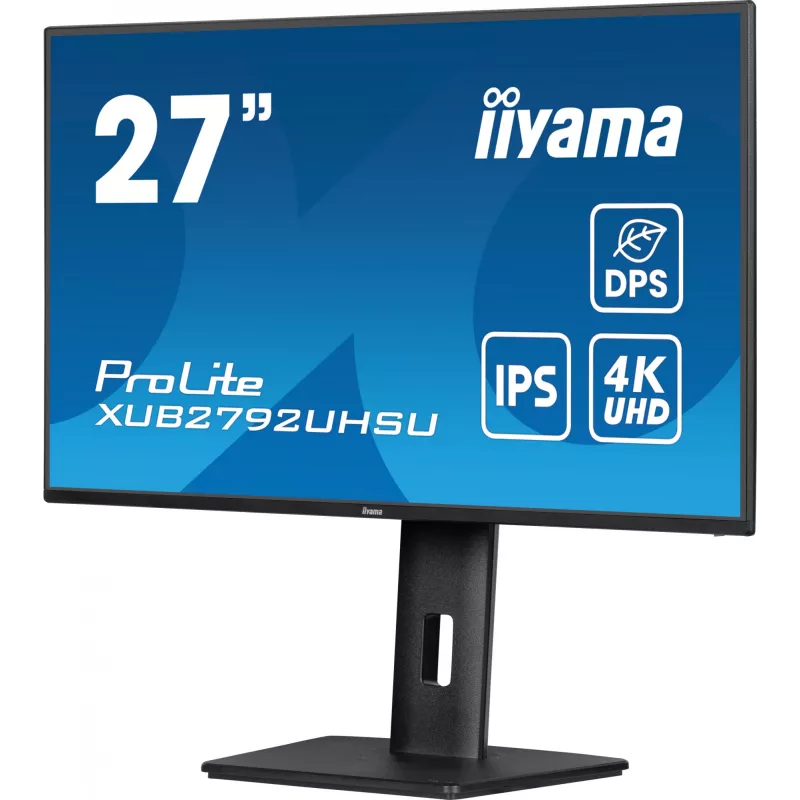 iiyama ProLite XUB2792UHSU-B6 arvutimonitor 68,6 cm (27 tolli) 3840 x 2160 pikslit 4K Ultra HD LED must