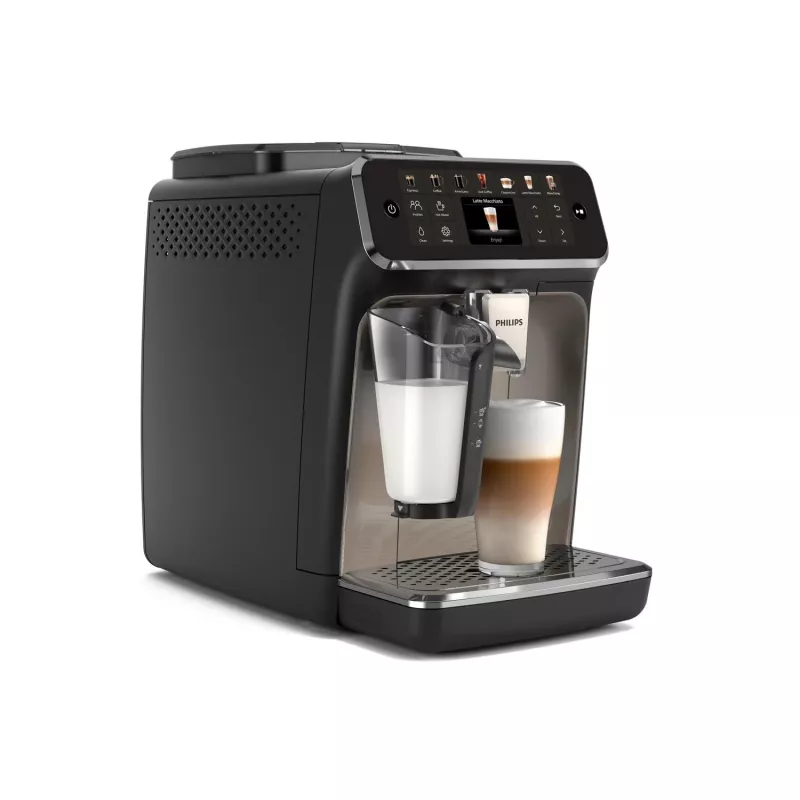 Espressomasin Philips EP4449/70 — täisautomaatne, 1,8 L veepaak, 275 g oanõu, keraamiline veski, 15 baari