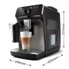 Espressomasin Philips EP4449/70 — täisautomaatne, 1,8 L veepaak, 275 g oanõu, keraamiline veski, 15 baari
