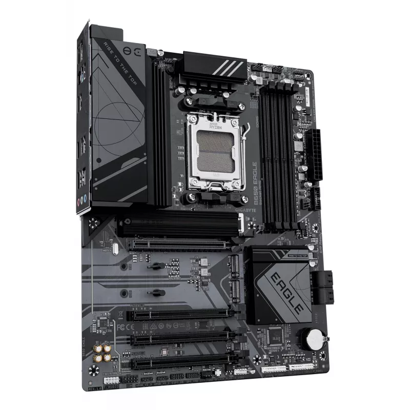 Emaplaat GIGABYTE B650 EAGLE ATX, AMD B650 kiibistik, Socket AM5, DDR5, 4x DIMM, 3x M.2, PCIe 5.0 x16