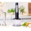 Braun MQ 7035X 0.6 L saumikser 1000 W Must, Satiin-teras