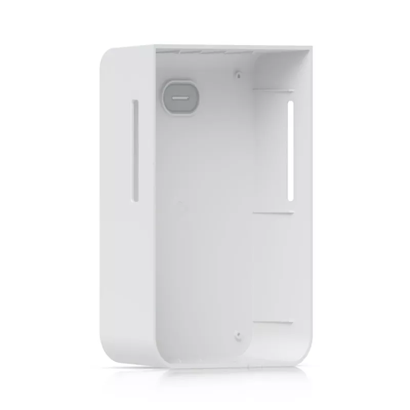 Pöörduspunkt UBIQUITI U7 Pro Wall — Seinale paigaldatav Wi‑Fi 7 AP, 2,4/5/6 GHz, 6 ruumivoogu, 2500 Mbps LAN, PoE (44–57 V), siseruumidesse, valge
