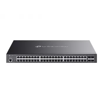 TP-Link Omada SG3452XMPP võrgulüliti, hallatav L2+, Gigabit Ethernet (10/100/1000), Power over Ethernet (PoE), 1U, must