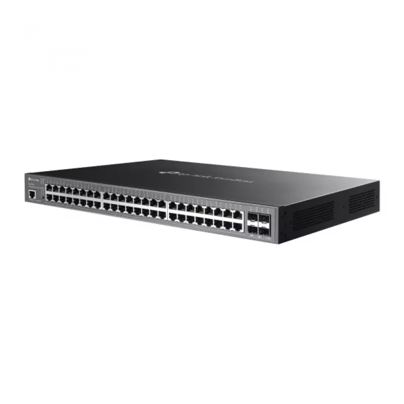 TP-Link Omada SG3452XMPP võrgulüliti, hallatav L2+, Gigabit Ethernet (10/100/1000), Power over Ethernet (PoE), 1U, must