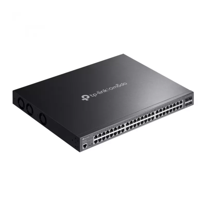 TP-Link Omada SG3452XMPP võrgulüliti, hallatav L2+, Gigabit Ethernet (10/100/1000), Power over Ethernet (PoE), 1U, must
