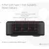 Mobiilseadme laadija CLUB3D CAC-1918 universaalne must AC 4 USB Type-C porti