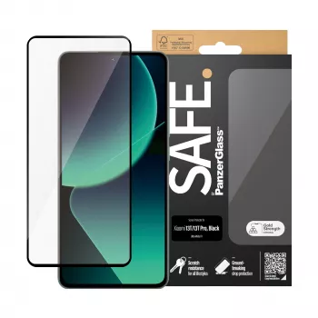 PanzerGlass SAFE. by ® Ekraanikaitse Xiaomi 13T | 13T Pro | Ultra-Wide Fit