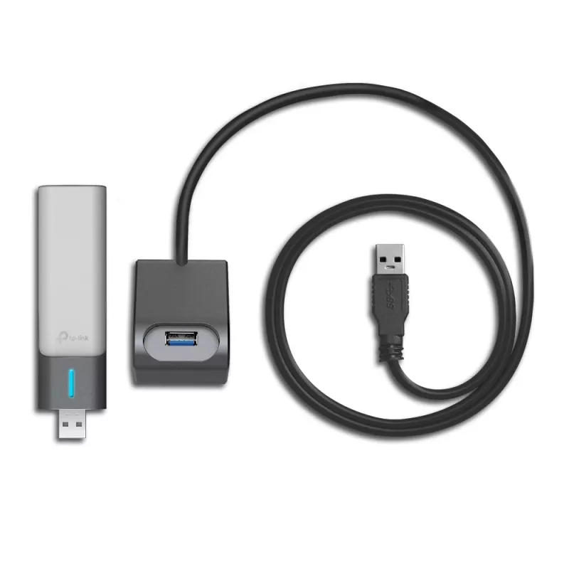 Juhtmevaba USB-adapter TP-Link Archer AX3000 (Archer TX50UH) – kaheribalise Wi‑Fi 6, USB 3.2 Gen1, kuni 3000 Mbps, sisemine antenn, Windows 11