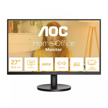 AOC B3 U27B3A arvutimonitor 68,6 cm (27 tolli) 3840 x 2160 pikslit 4K Ultra HD LCD must